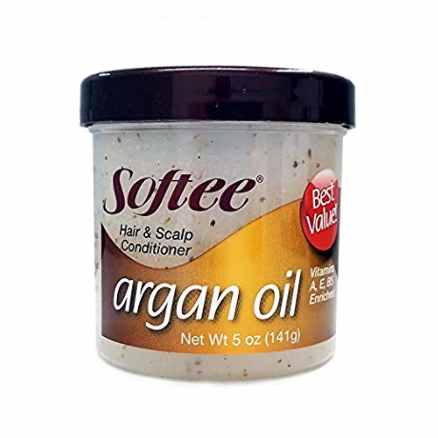 softee argan oil hair & scalp conditioner 5 oz
