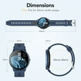 AGPTEK LW11 Smart Watch, Full Touch Fitness Tracker, Heart Rate Monitor