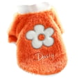 thumbnail image 2 of Flmtop Pull pour Animaux de Compagnie Col Rond Style Décontracté Mode Chat Chien Tricot Chaud pour l'Automne Orange, 2 of 9