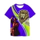 thumbnail image 1 of Camiseta con estampado de Lion3D para hombre, camiseta de manga corta con cuello redondo, estilo 3D, camiseta informal de moda, 2022 Gao Jinjia LED, 1 of 2