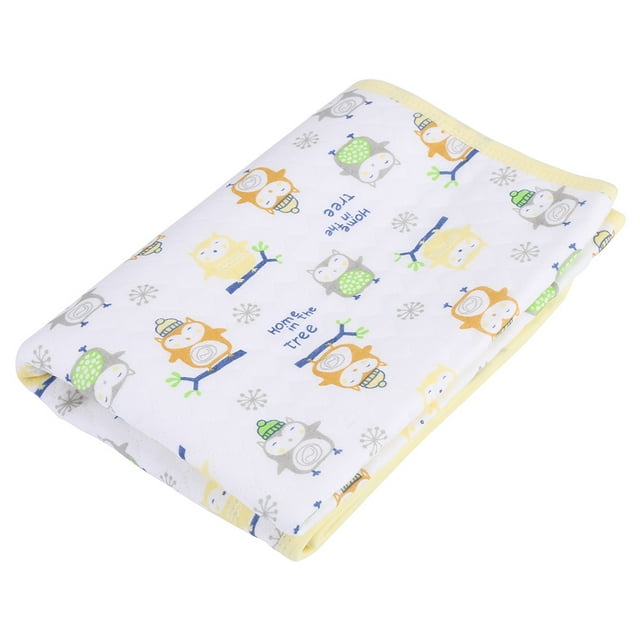 Pañal Impermeable Bebé Algodón Orina Estera Pañal Pañal Ropa De Cama Cambiador Almohadilla Amarillo Embalado M