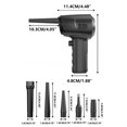 thumbnail image 3 of Soplador inalámbrico Fiudx Ofertas relámpago 2024 secador de pelo de alta velocidad colector portátil para automóvil aspiradora de mano, 3 of 7