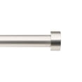 thumbnail image 2 of Muuphra Modern 1" Brushed Nickle End Cap Adjustable Single Curtain Rods,30"-90", 2 of 7
