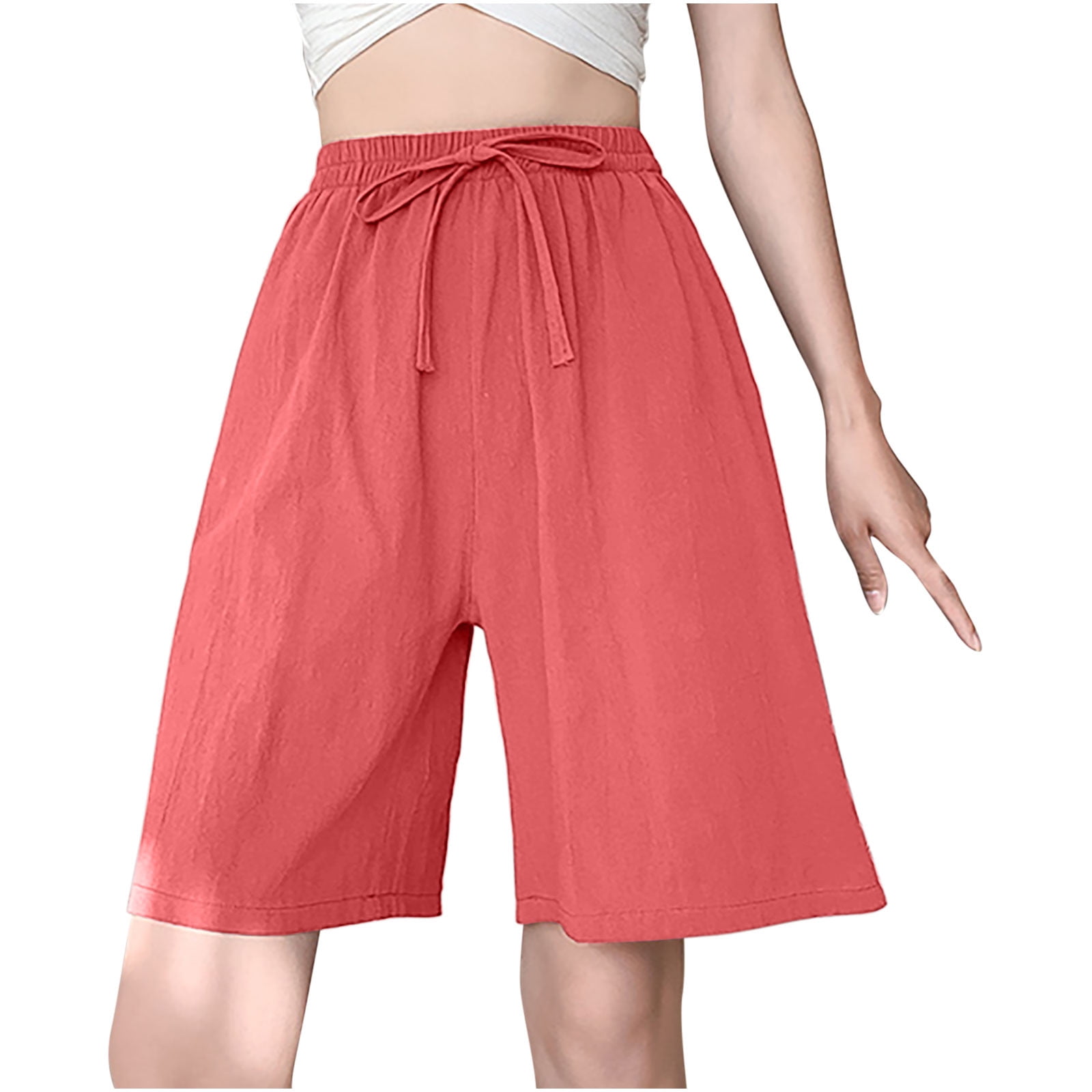 QUYUON Soft Shorts Women Workout Shorts Linen Shorts Kuwait Ubuy