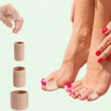 Toe Cushion Tube Set, 48 Pieces Soft Gel Corn Pad Protectors for Corns, Blisters, Calluses