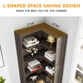thumbnail image 4 of MAYEERTY Tall Floor - Standing Open Bookshelf for Living Room, Bedroom Storage & Display, 4 of 5