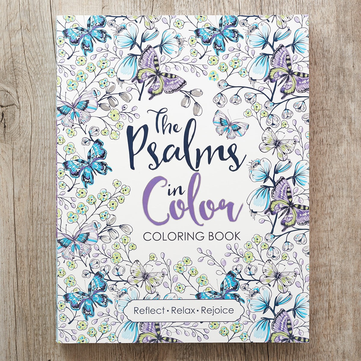 The Psalms in Color Inspirational Coloring Book with Scripture for Women and Teens (Spiral Bound)