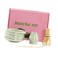 thumbnail image 4 of Juego de Matcha, tazón de cerámica con para amantes del té, elegante y resistente batidor de matcha, juego de té japonés, accesorios para Verde gris, 4 of 9