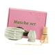 thumbnail image 4 of Juego de Matcha, cuenco de cerámica con para amantes del té, cuchara de bambú, utensilios de portátiles, juego de té japonés para un Verde gris, 4 of 9