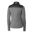 thumbnail image 3 of Women's-Cutter & Buck  Black Columbus Crew Stealth Hybrid Quilted Full-Zip Windbreaker Jacket, 3 of 3
