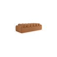 thumbnail image 3 of Meridian Furniture Rumble Cognac Vegan Leather Bench, 3 of 9