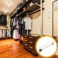 Phlegsive Adjustable Closet Rod Clothes Rack for Wardrobe Hanging