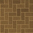 thumbnail image 1 of Ahgly Tapis d'Intérieur Lavable en Machine Carré Transitionnel Rouge Brun, 5 Pieds Carré, 1 of 7