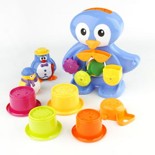 Fridja Baby Bath Toys Bathtub Suction Cup Toy Safe Material Pipe Connection  Shower Toy