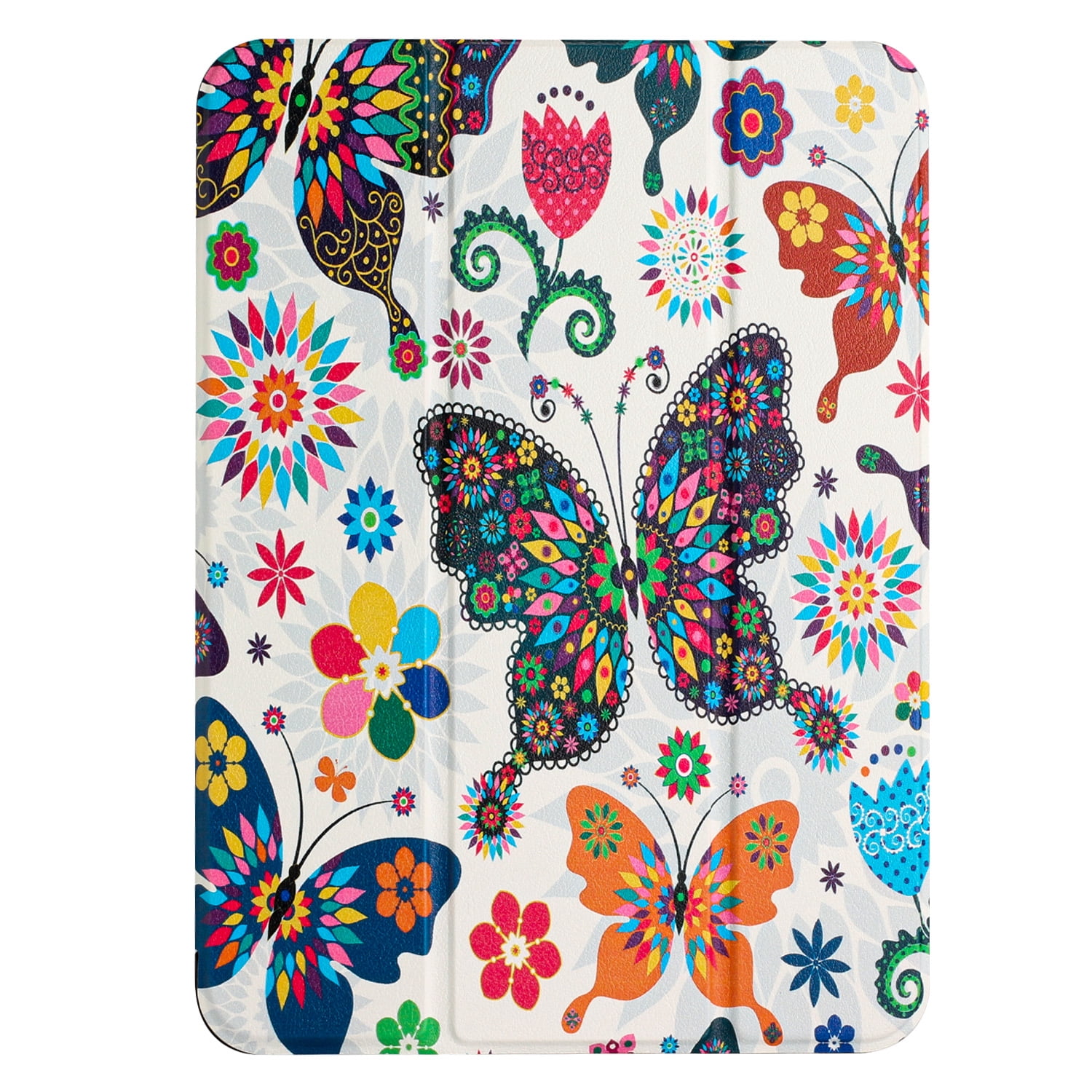 For Samsung Tab S11 Ultra 14.6inch Trifold Magnetic Closure PU Leather Case Cover - Butterfly