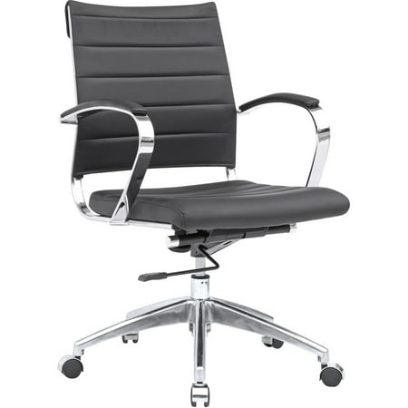 Fine Mod Imports Sopada Conference Office Chair Mid Back, Black