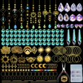 thumbnail image 1 of Kit de arte y manualidades IcoSamro, 400 unidades, atrapasoles de cristal DIY, 1 of 8