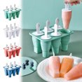 thumbnail image 1 of Precios Reducidos, Moldes para paletas de helado Moldes para helado de fácil liberación Palitos de helado reutilizables para paletas y helados caseros Akmoler, 1 of 8