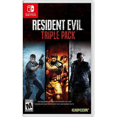 Resident Evil Triple Pack (RE4 5 and 6) (Nintendo Switch)