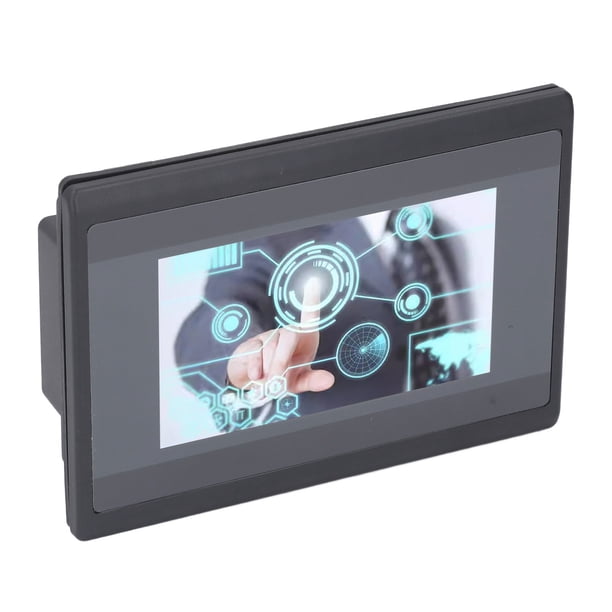 Pantalla Táctil PLC, Salida De Relé 12 En 10 Salidas Pantalla Táctil PLC DC24V 4,3 Pulgadas Para Controlador Industrial