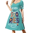 thumbnail image 2 of Vestido Maltés 20 de manga corta, vestido de verano, vestido diario, elegante, chic, vestidos de noche, ropa de mujer, verano, 2 of 7