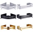 thumbnail image 2 of Single Layers Corner Shower Shelf Bathroom Shampoo Shower Shelf Holder Kitchen Storage Rack Punch Free Kitchen Tripod Corner, 2 of 10