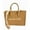 Camel, variant on Womens Mirella Medium Pebbled Leather Tote Bag 35S4G7ZT2L-Epink