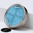 thumbnail image 4 of Luminous Metal Large Spirit Bubble Level 60mm Diameter, (2 23/64 in), Degrees, Circular, Surface Level - Metal Housing, Bulls Eye Bullseye Blue/Silver, 4 of 8