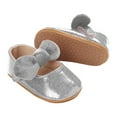 thumbnail image 5 of JAJAHO Baby Toddler Girls Sandels Pu Leather First Walking Shoes Summer Soft Sole Flat Sandels Flexible Barefoot Footwear, 5 of 8