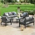 thumbnail image 3 of UDPATIO Aluminum Patio Furniture Set, Metal Patio Furniture Outdoor Couch, Aluminum Patio Chairs, 3 of 9