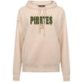 thumbnail image 2 of Women's Levelwear Khaki Pittsburgh Pirates Adorn Protect W Pullover Hoodie, 2 of 3