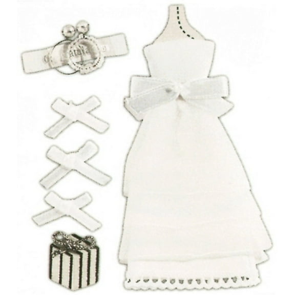 Jolee's Boutique Dimensional Stickers, Bride