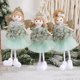 thumbnail image 3 of Adornos colgantes de muñeca verde púrpura de Ángel de Navidad lindo para el hogar, fiesta de Navidad, adornos de árbol de navidad, regalos para niños, decoraciones, 1PC, 3 of 4
