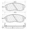 thumbnail image 2 of Centric Parts 102.06530 C-Tek Standard Metallic Brake Pad, 2 of 4