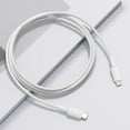 thumbnail image 3 of Anker 322 USB-C to Lightning Cable (6ft Braided) White, 3 of 4