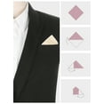 thumbnail image 3 of INSPIRE CHIC Men's Cotton Handkerchiefs Solid Color Pocket Square for Men Beige One Size, 3 of 4
