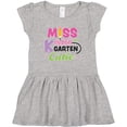 thumbnail image 3 of Inktastic Miss Kindergarten Cutie with Pencil and Stars Girls Toddler Dress, 3 of 5