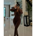 thumbnail image 2 of Jumpsuit Cropped Jacket Set (M, Black), 2 of 7