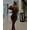 Brown, variant on Jumpsuit Cropped Jacket Set (XL, Black)