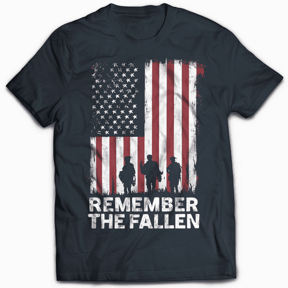 Memorial Day Remember The Fallen Veteran Military T-Shirt
