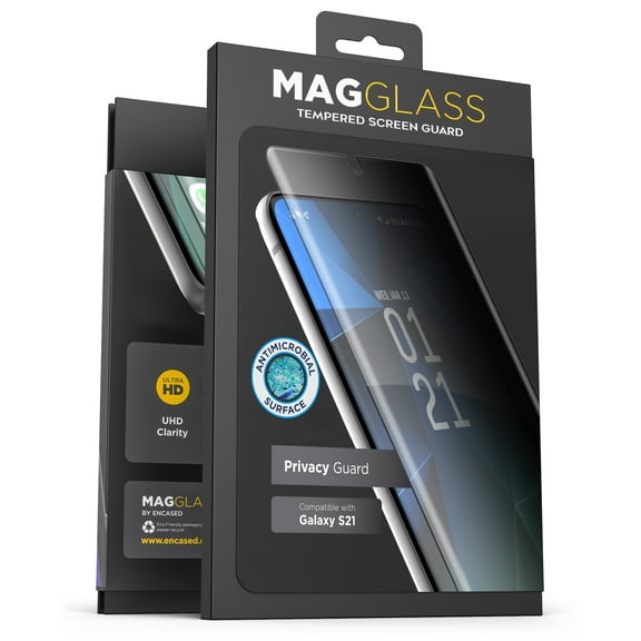 Magglass Samsung Galaxy S21 Privacy Screen Protector (Scratch Free/Bubble Free) Anti Spy Tempered Glass Screen Guard (Case Compatible)