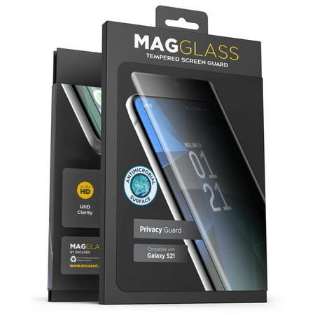 Magglass Samsung Galaxy S21 Privacy Screen Protector (Scratch Free/Bubble Free) Anti Spy Tempered Glass Screen Guard (Case Compatible)