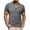 Dark Gray, variant on YLSDY Waffle Tops for Men Summer Fashion Button Short Sleeve Henleys T-Shirt Casual Solid Basic Athletic Quick Dry Blouse Black L