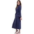 thumbnail image 3 of Long Women's Cotton Robes - Soft Robe Womens, 3 of 6