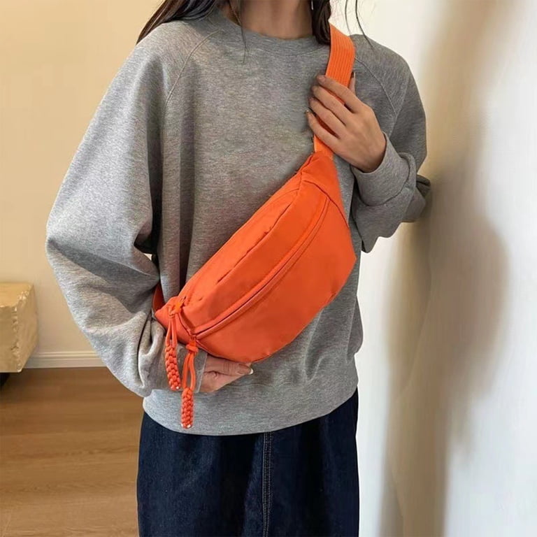 Faux Leather Sling Crossbody Bag Fanny Pack for Women Men Travel Purse Tote Puntoco Sling Bag for Women Men Waterproof Crossbody  main image 3