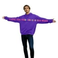 thumbnail image 5 of Matching Couples Hoodies I Love You This Much, Valentines Day Couples Hoodies Oversized Long Sleeve Sweatshirts Cute Message Print Pullover Tops, 5 of 8