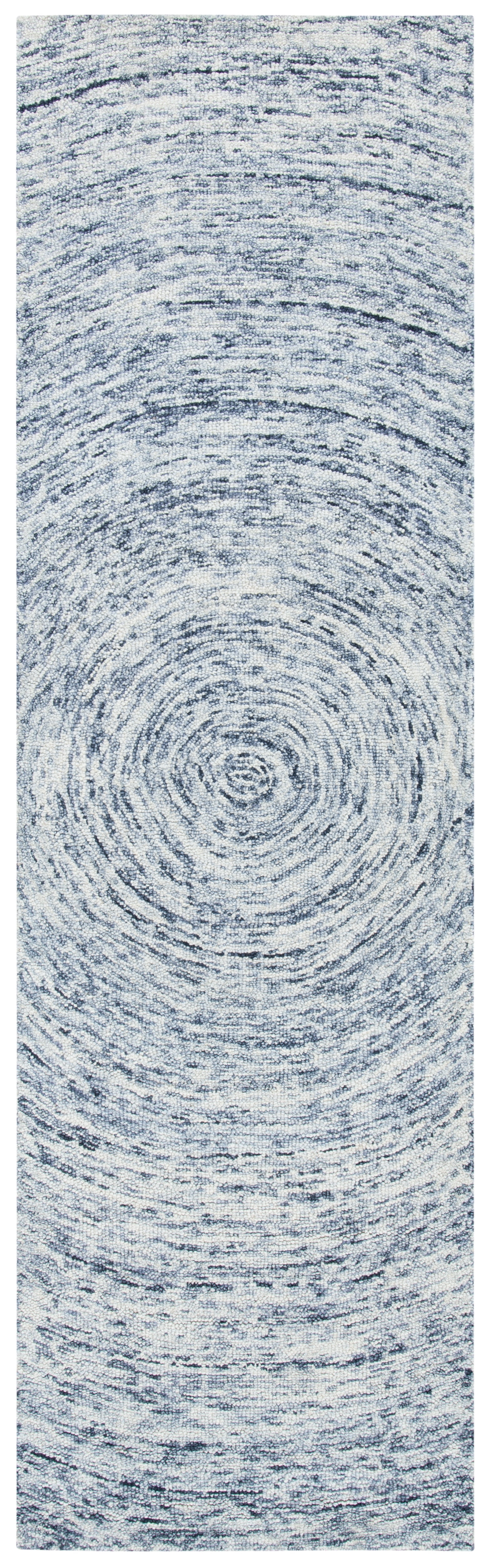 Safavieh Ikat Laura Geometric Wool Runner Rug, Silver/Gray, 2'3" x 8'