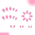 thumbnail image 4 of Uñas postizas con forma de gota de agua - Manicura adhesiva con forma de corazón y purpurina para mujer (24 unidades), 4 of 8