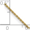 thumbnail image 5 of 14K Yellow Gold .7mm Round Parisian Wheat Chain (24 X 0.7) Made In United States pen312-24, 5 of 5
