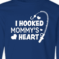 thumbnail image 4 of Inktastic I Hooked Mommy's Heart with Fishing Rod Long Sleeve Youth T-Shirt, 4 of 5